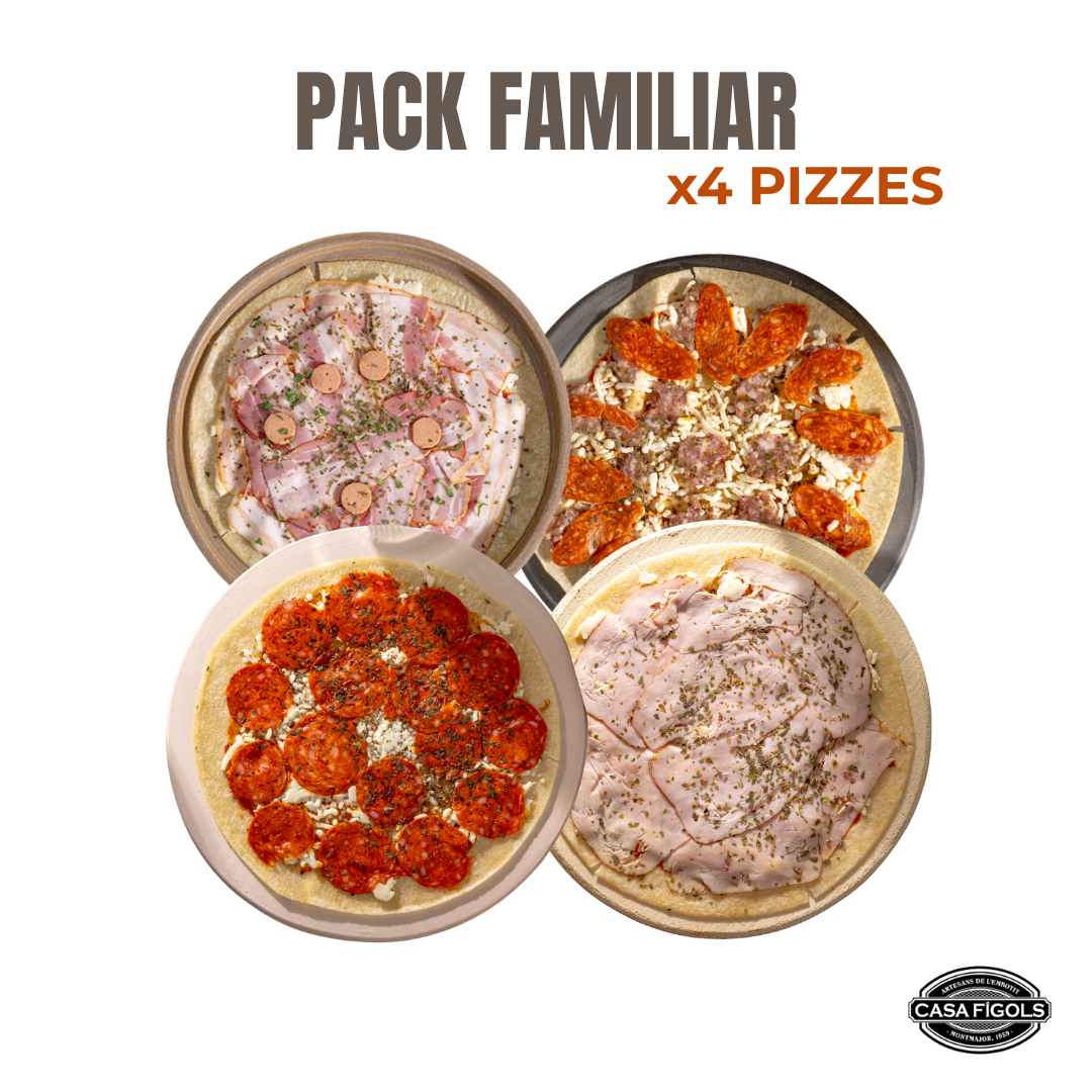 Pack Pizzes Familiar (4 unitats)