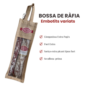 BOSSA DE RÀFIA - EMBOTITS VARIATS